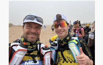 Marathon des Sables Namibie de Noah et Sébastien